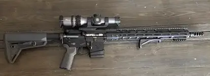 Well-Built AR-15 w/Sig Tango6 1-6 LPVO