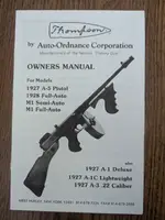 Thompson 1927 A-1 Deluxe