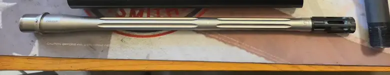 Wilson Combat AR9 16" barrel, near new with muzzle end