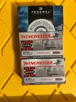 270 Win – Winchester Super-X & Federal Power-Shok – 3 Boxes