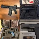 Walther Q4 Steelframe, CZ TS2, HK USP45, HK P30L, PSA PA15 Pistol San Diego