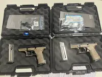 BNIB (2) WALTHER P22s - FDE