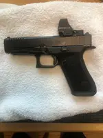 Glock 17 Gen6 with optic and plate