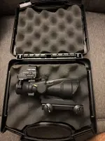 WTS Trijicon ACOG, M&P 9, FNX9, Springfield 1911 loaded target 9mm, Saint Victor 556