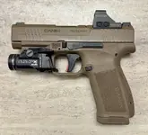 Canik MC9LS w/ holosun and streamlight