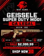 GEISSELE SUPER DUTY MOD1 14.5" DDC — CALIFORNIA LEGAL — $2,399.99