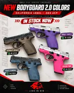 S&W Bodyguard 2.0 .380 ACP — New Colors IN STOCK & California Legal