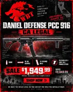 DANIEL DEFENSE PCC 916 — CALIFORNIA LEGAL — $1,949.99