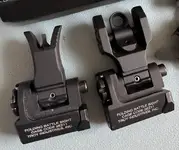 PRICE DROP…Troy Industries M4 Style Folding Battle Sights