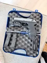 Beretta PX4 Storm Full Size – Rare Stainless Two-Tone – Extras – Under 100 Rounds