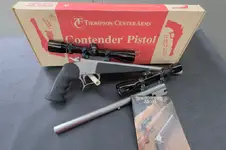 Off/Roster Thompson Contender Super 14 SS .35 Rem and 223 Rem barrels