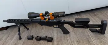 Ruger Precision Rimfire 17HMR, Crossfire II 3-9x, and 4 mags - Bay Area