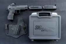 SIG Sauer P226 Elite SAO 9mm w/ Trigger Upgrade, Optics Cut,+Extras