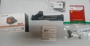 S&W M&P 2.0 OR Complete Upper + Apex Flat Trigger Kit + DPP Plate + Optional 407c