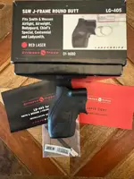 Crimson Trace LG-405 Red Lasergrip for S&W J-Frame