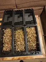 Variety of ammo: 40s&w, 45acp, 22lr and more