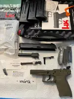 HK P2000 V3 9mm Luger 3.66” Green