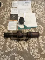Vortex Razor HD Gen II-E 1-6x24 EBR-7F MRAD SFP Riflescope w/ Vortex Mount
