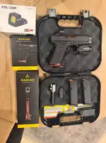 Glock 43x Radian ramjet and magwell w/507k