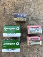 Remington UMC, Barnes VOR-RX .357  Federal HST .38
