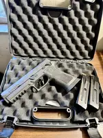 SIG SAUER P320 XFIVE Legion CA 9mm Luger 5in Elite Cerakote Gray Pistol