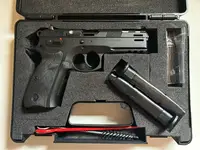 New CZ SP-01 9mm Pistol with Factory Box, 10 Round Mags and Accessories