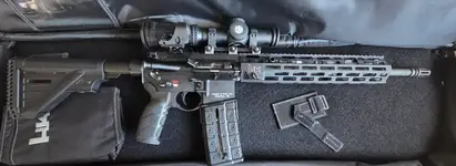 HK MR556A4 OEM complete Rifle and MR556A4 OEM Upper with extras