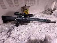 6.5 Grendel AR Modern Warrior Blue Cerakote