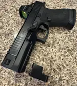 Custom Glock 19 Gen 6, Underworld Arms Comps, Overwatch Precision Trigger, SLR industries, Black Steel folding gas pedal
