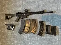 VR80 shotgun and mags