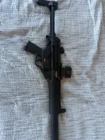 HK MP5 22 with sig sauer Romeo red dot