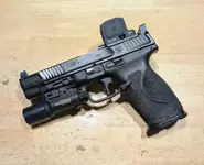 Off Roster M&P 2.0 5" Metal HD slide + Trijicon RCR + X300