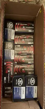 5.7x28mm ammo 500 rounds $200