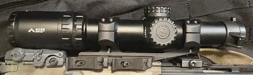 Primary arms SLx ACSS Nova 1-6x LPVO with Warne QD Mount