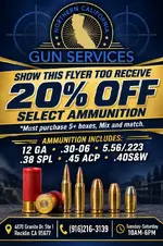 Northern California Gun Services Ammo Sale Exclusively for CAGuns Members