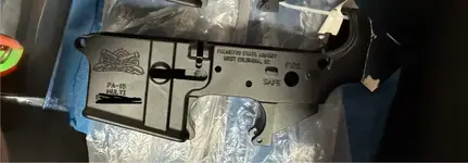 AR15 PSA STRIPPED LOWER RECEIVER BLACK
