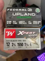 Federal and Winchester steel shot