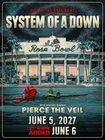 System of a Down -Rose Bowl- June 6th 2027 x3 Tickets
