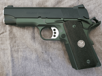 Wilson Combat CQBC 45 Auto (ACP) 4in Black/Green Pistol - 8+1 (Sacramento)