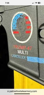 PSA AR-15 TRUMP-47 STRIPPED LOWER RECEIVER PRE-ORDER ITEM SHIPS IN 30 TO 60 DAYS  Palmetto St...jpeg