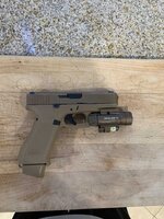 Glock 19x and Aero AR pistol