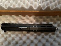 BC-9 | 9MM Right Side Charging Upper | 7.5" Parkerized Heavy Barrel | 1:10 Twist | Blowback Gas System | 6.5" MLOK | with BCG & Charging Handle
