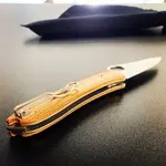 Micarta handle Spyderco