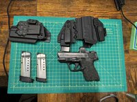 MP Shield 9 with Holosun 507k and holster - Temecula