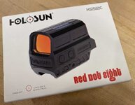 SOLD Holosun HS512C Red Dot Sight - New - San Ramon