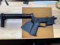 gunpoint ar-9 billet complete lower pcc