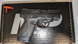 S&W Shield 9mm HI-VIZ Sights  "Like New"- Rancho Mirage