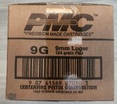 PMC 9mm FMJ 124g - San Jose /  San Francisco