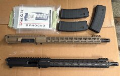 Madera ar9 complete upper Wilson combat and aero parts